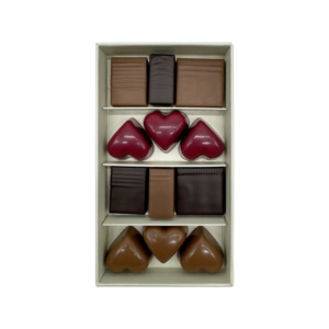 COFFRET 12 CHOCOLATS SAINT VALENTIN