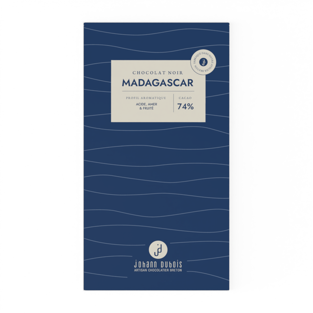 TABLETTE CHOCOLAT NOIR MADAGASCAR 74% – Image 2