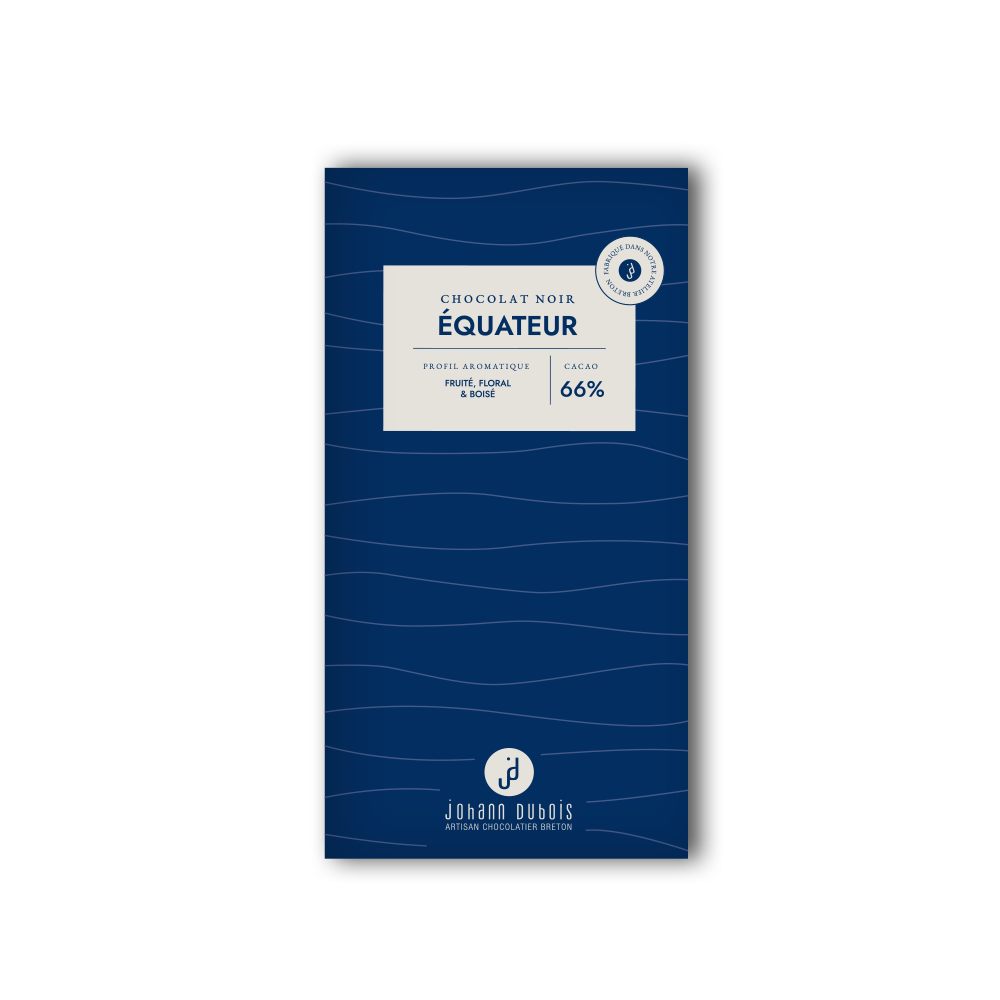 TABLETTE CHOCOLAT NOIR EQUATEUR 66% – Image 2
