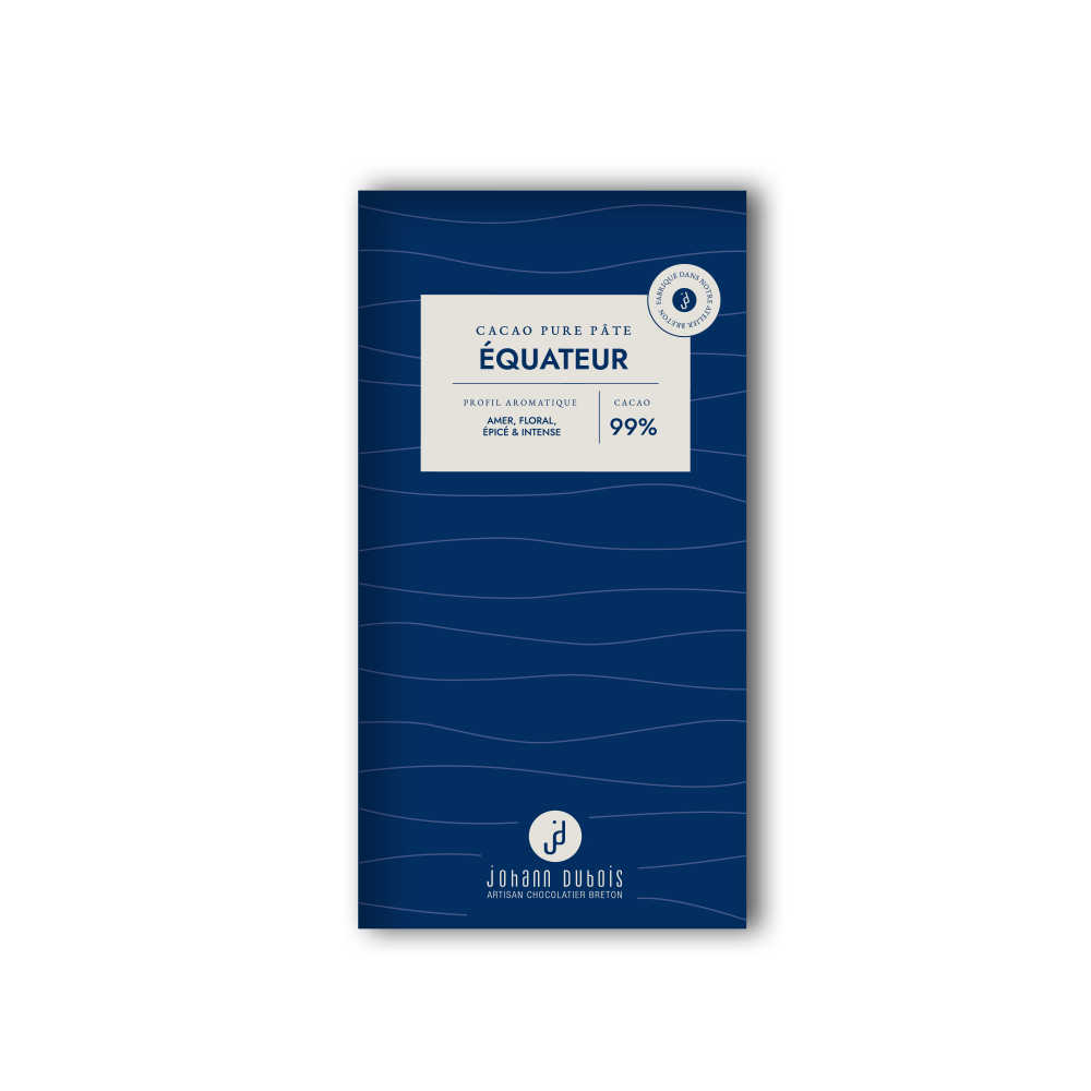 TABLETTE CACAO PURE PATE EQUATEUR – Image 2