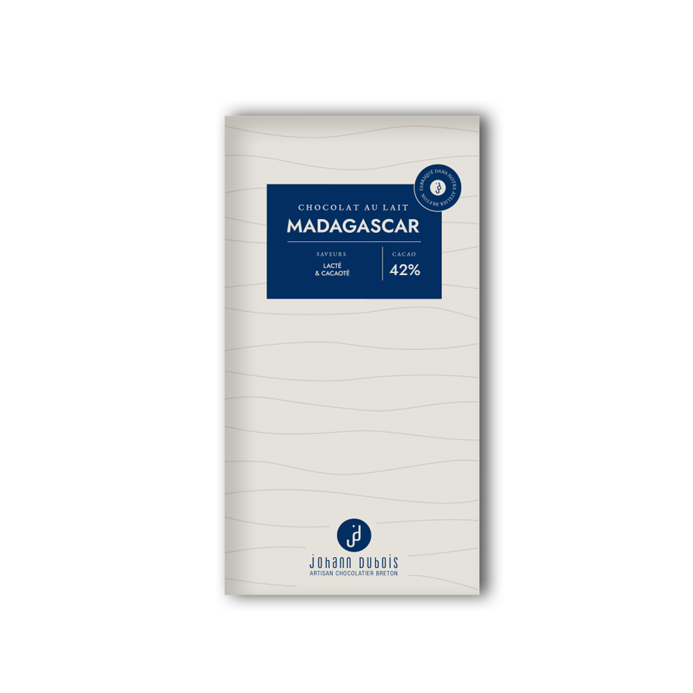 TABLETTE CHOCOLAT AU LAIT MADAGASCAR 42% – Image 2